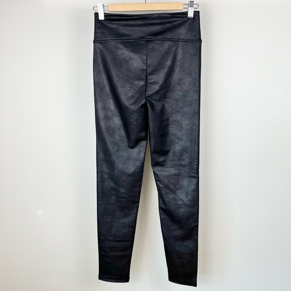 Faux Leather Leggings - Picture 3 of 10
